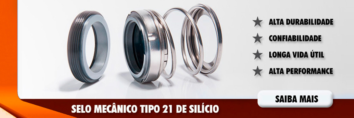 Selo Mecânico Tipo 21 de Silício é na ULTRASEAL